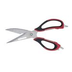 Tijeras Resto 9 En 1 Desmontables Negro-Rojo