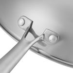 Wok Resto Antiadh. 28 Cm Ancho 7.5 Cm Ancho Inox Induccion Mango Ergonomico