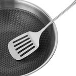 Wok Resto Antiadh. 28 Cm Ancho 7.5 Cm Ancho Inox Induccion Mango Ergonomico