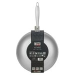 Wok Resto Antiadh. 28 Cm Ancho 7.5 Cm Ancho Inox Induccion Mango Ergonomico