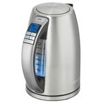 Tetera Electrica Cuisinart 1.7 Lts 1500w 6 Funciones Pantalla Acero Inoxidable